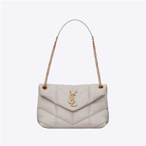 white ysl lou bag|lou lou ysl bag small.